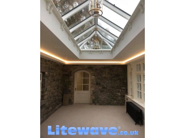 An Orangery with Warm White LED Strip Light Kit